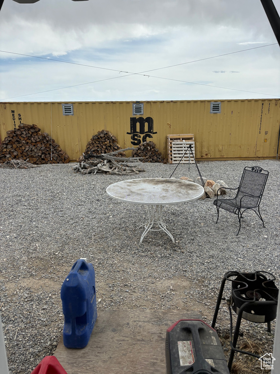 View of patio