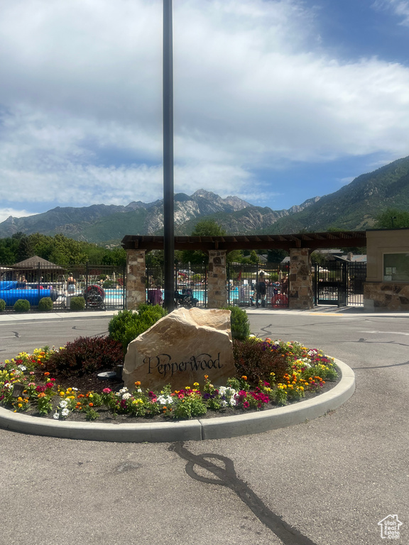 View of mountain backdrop
