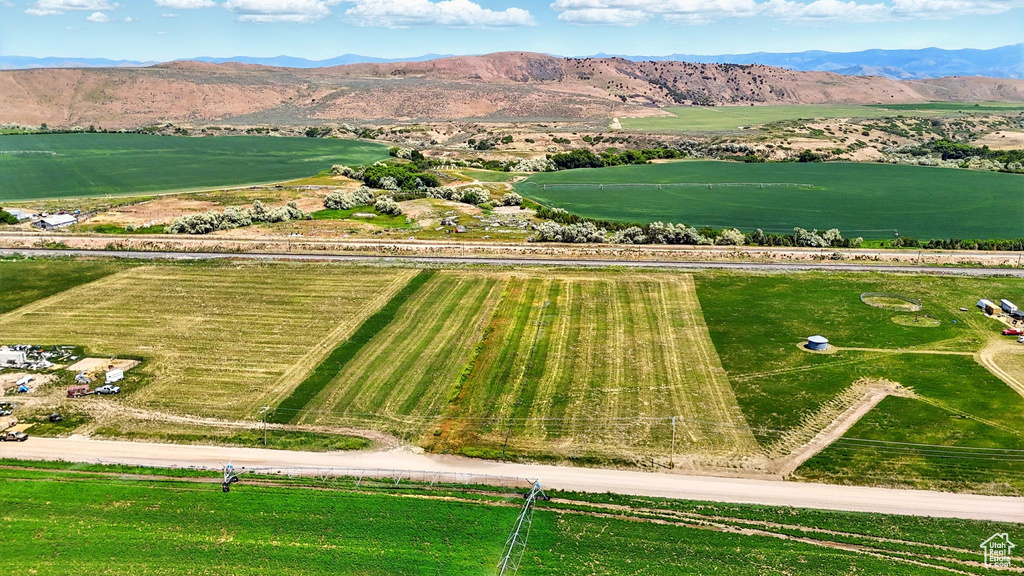 View of rural area featuring a mountain backdrop