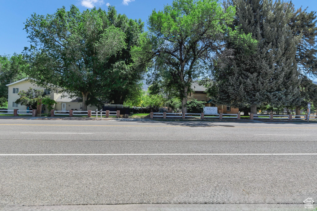 View of asphalt road
