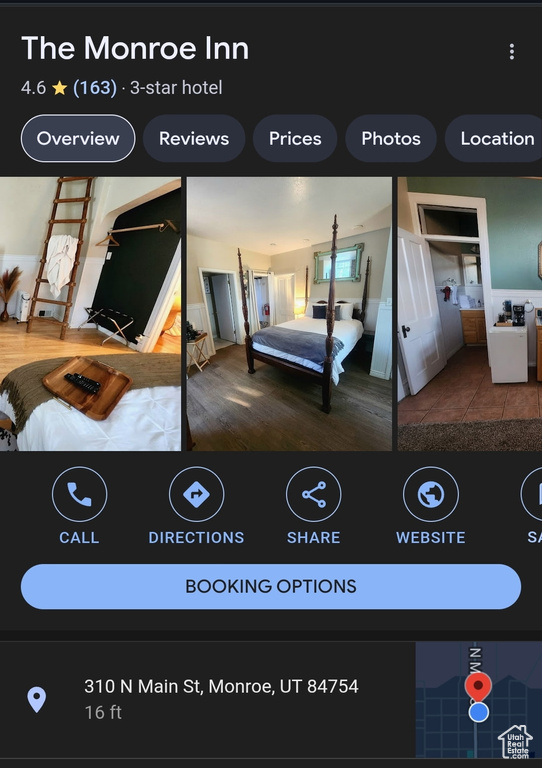 View of marketing collateral with multiple images