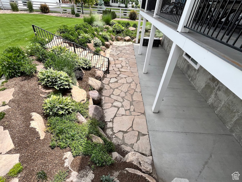 View of patio