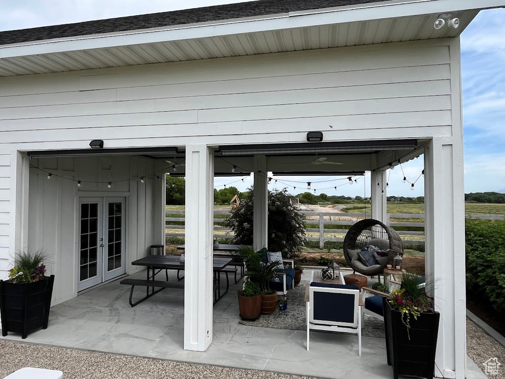 View of patio / terrace with french doors