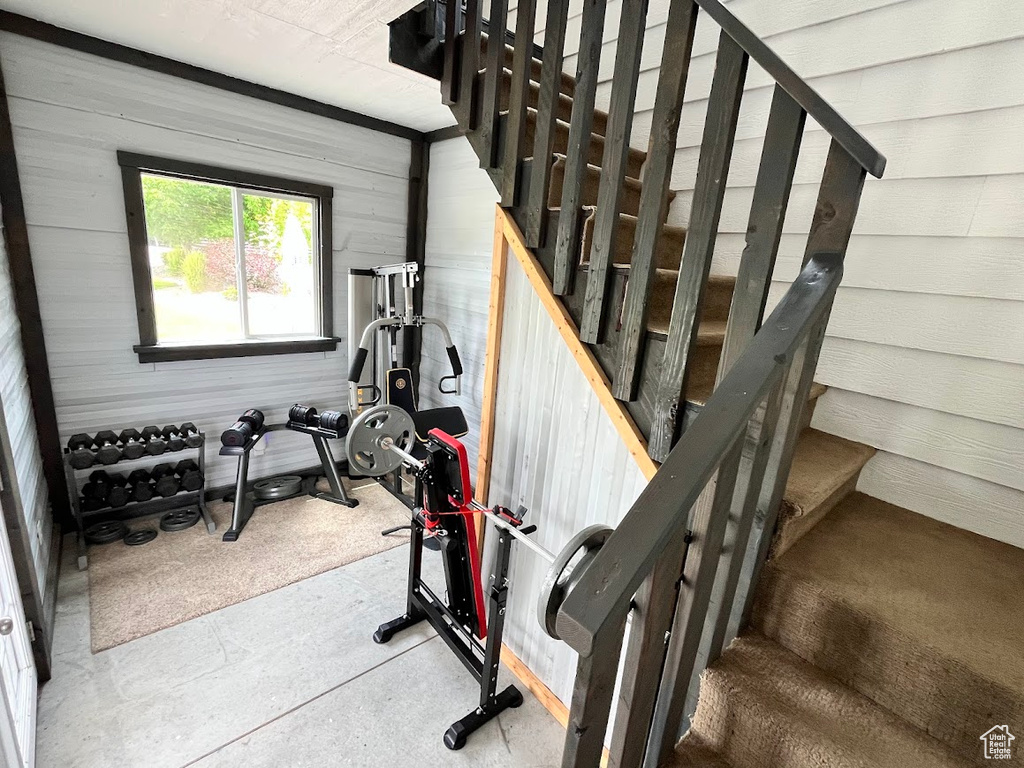 View of workout room