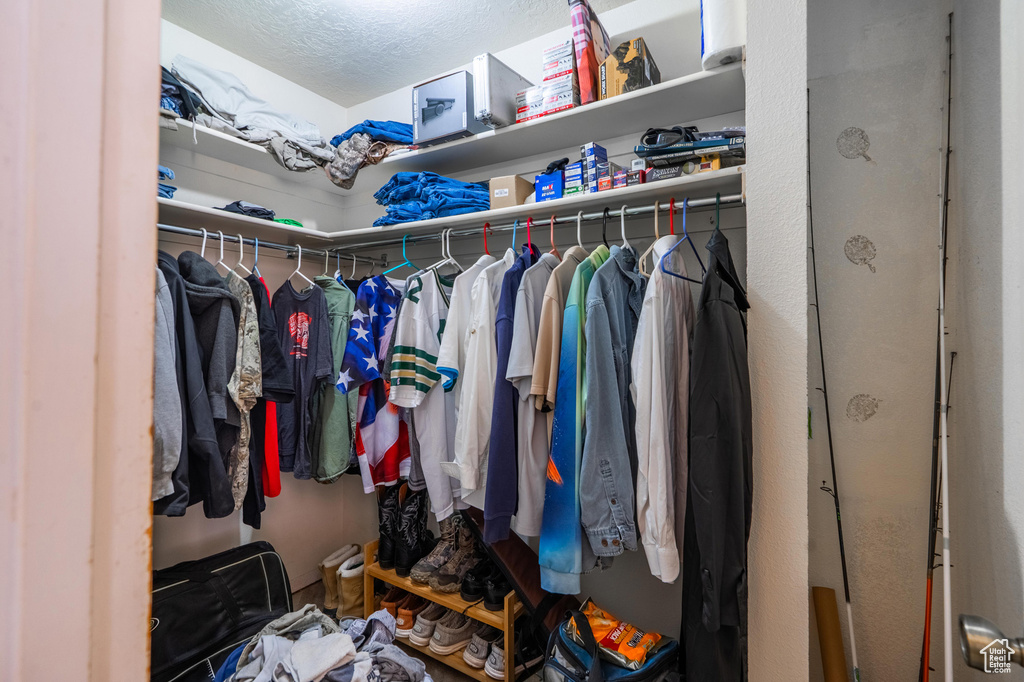 View of spacious closet