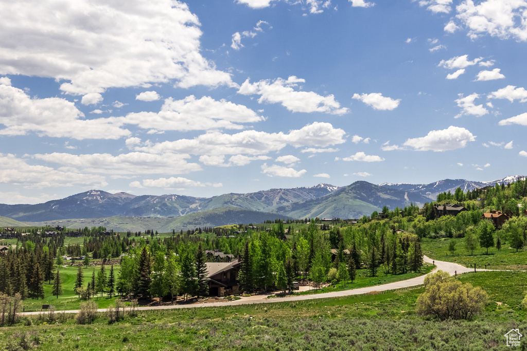 View of mountain backdrop
