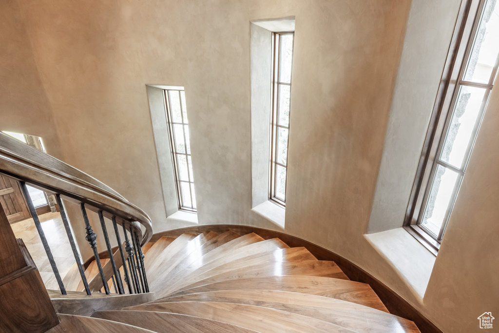 View of stairway