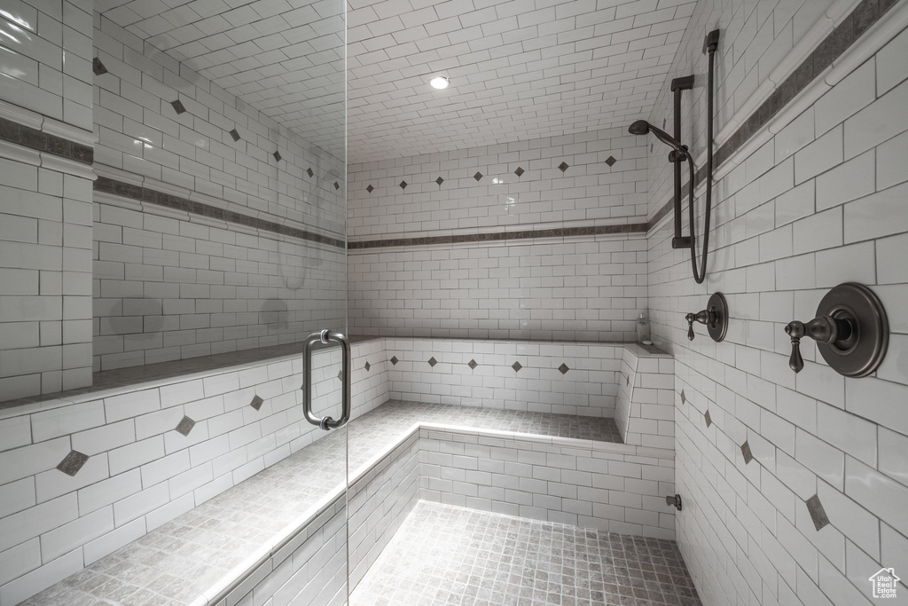 Full bath with a stall shower