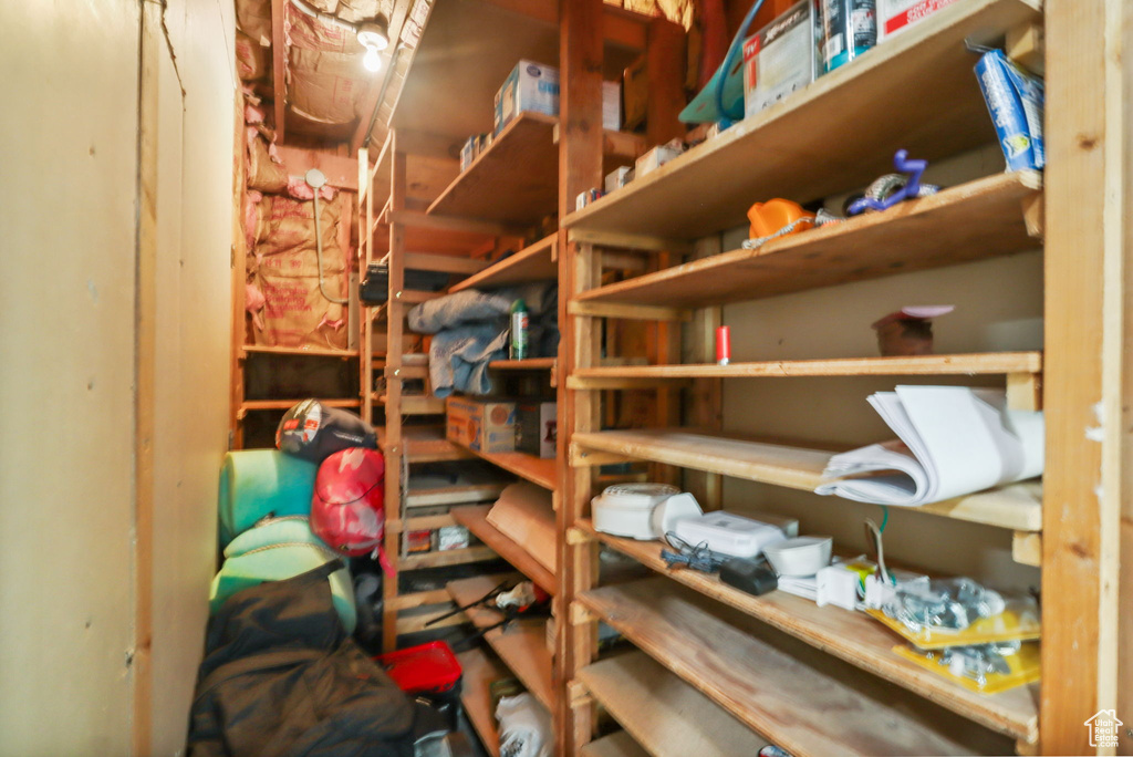 View of storage room