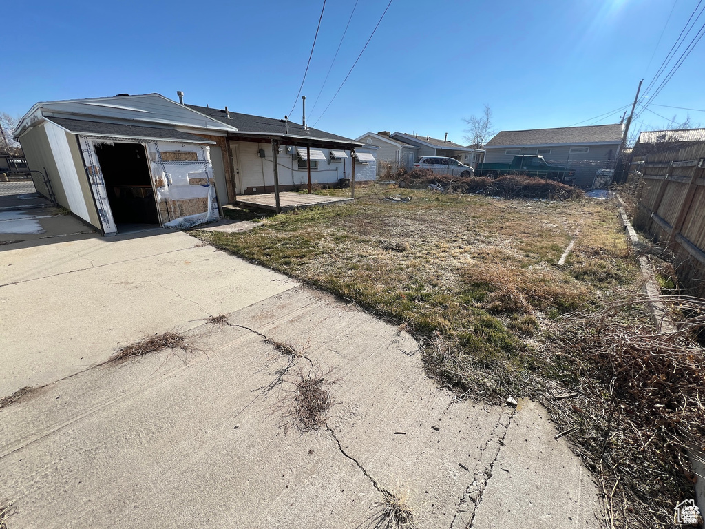 View of yard