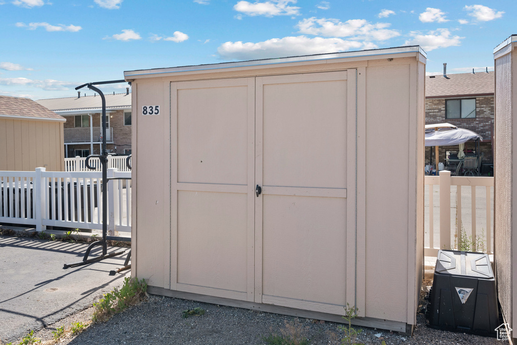 View of shed
