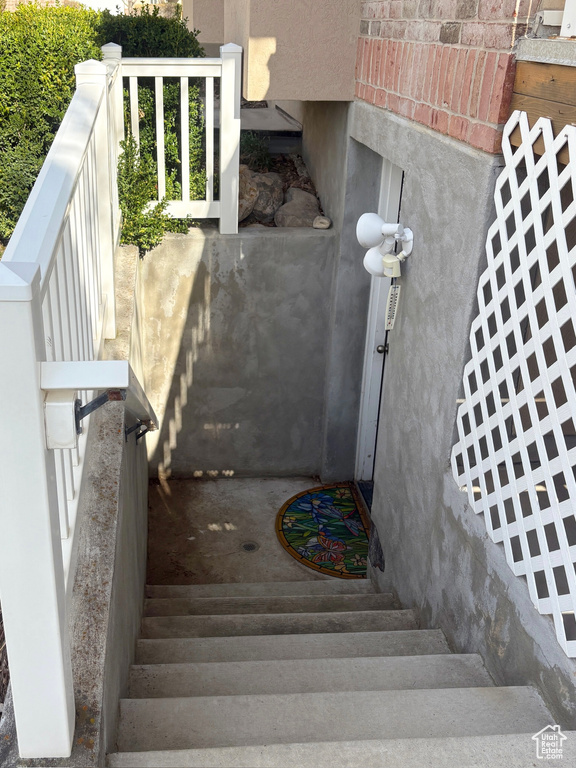 View of staircase