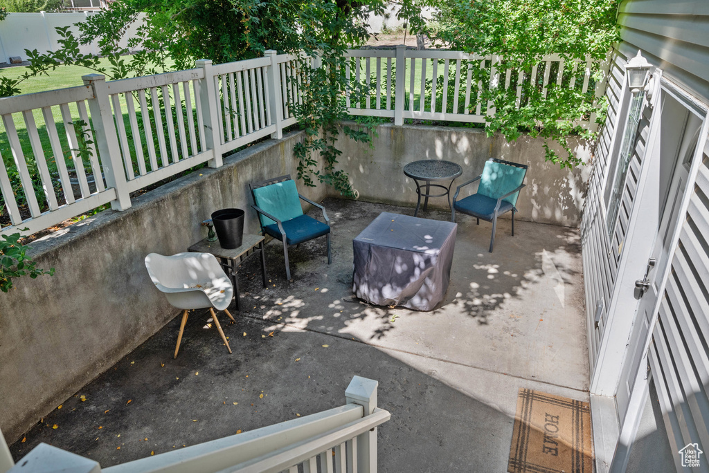 View of patio