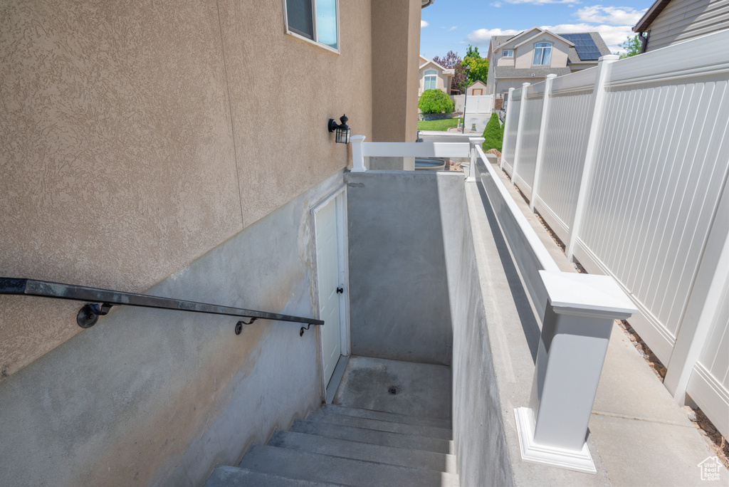 View of staircase