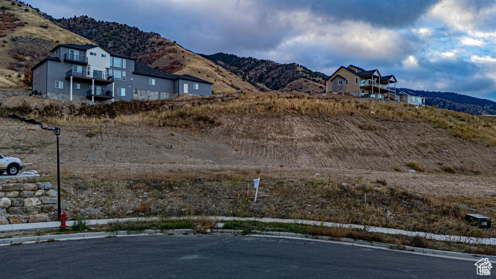 View of mountain background