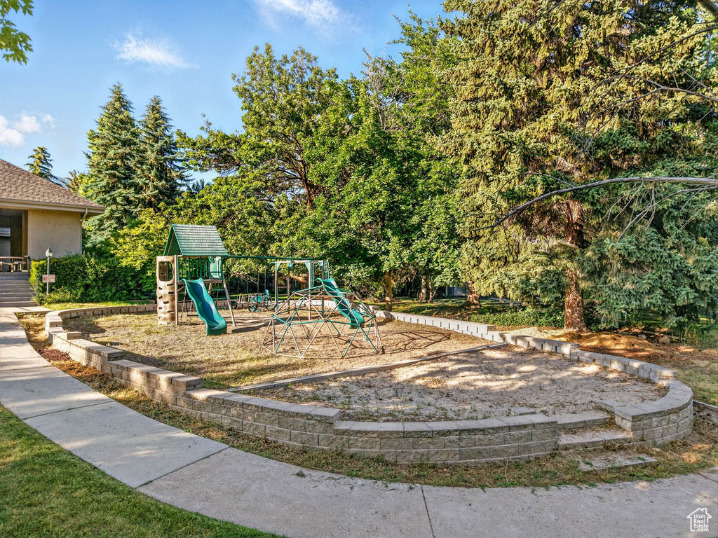 View of community playground