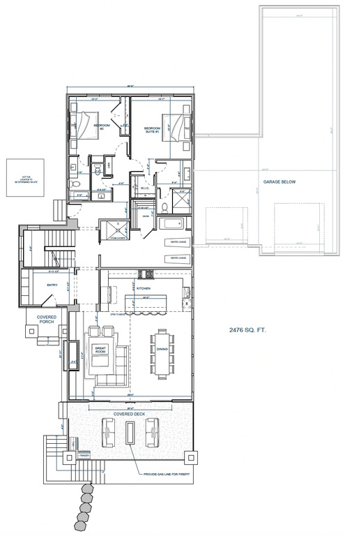 View of room layout