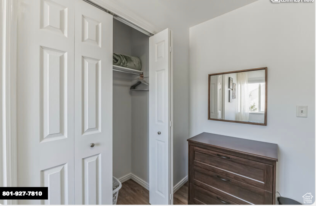 View of closet