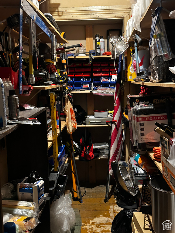 View of storage room