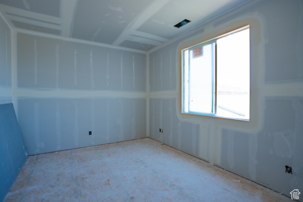 View of spare room
