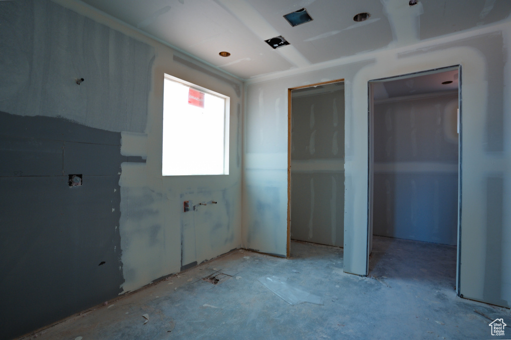 View of unfurnished bedroom