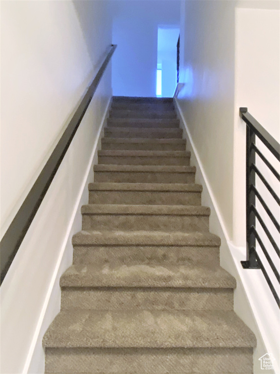 View of stairs