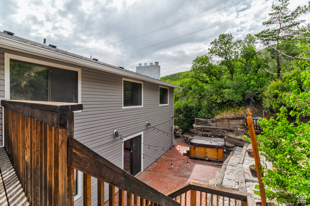 View of deck