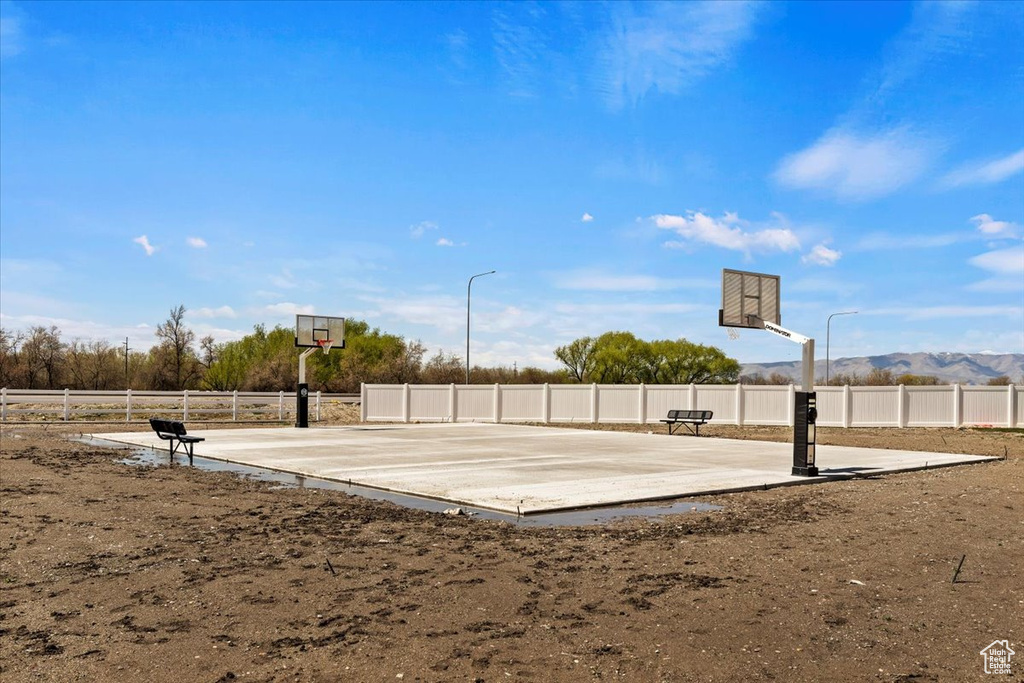 View of sport court with community basketball court