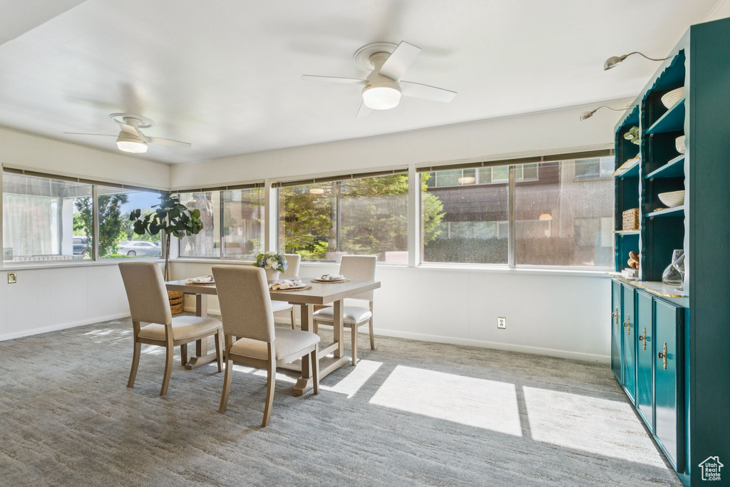 Sunroom with healthy amount of natural light