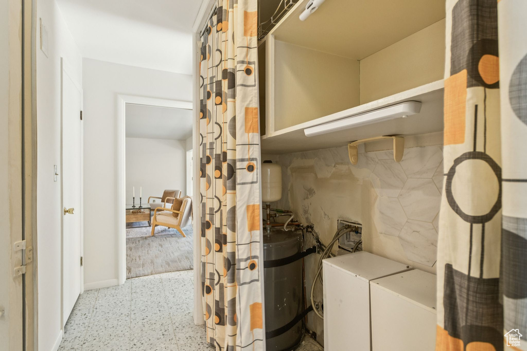 View of utility room