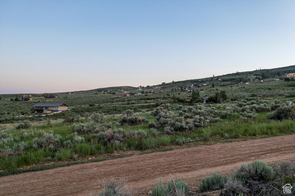 Mountain view featuring rural landscape