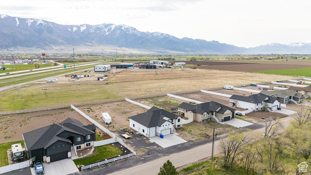 Bird's eye view of mountains