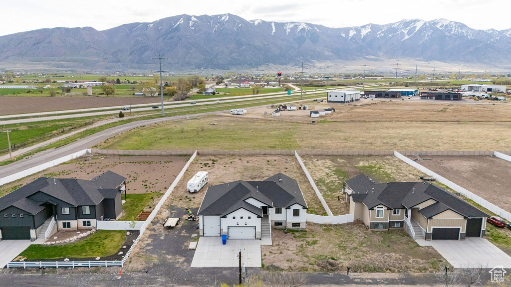 Bird's eye view of mountains