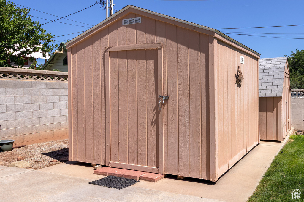 View of shed
