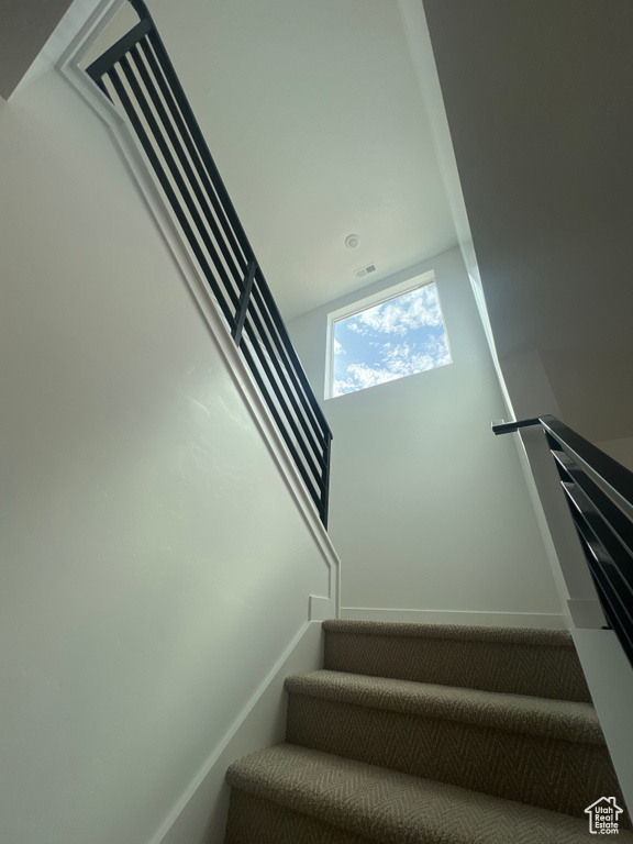 View of stairs