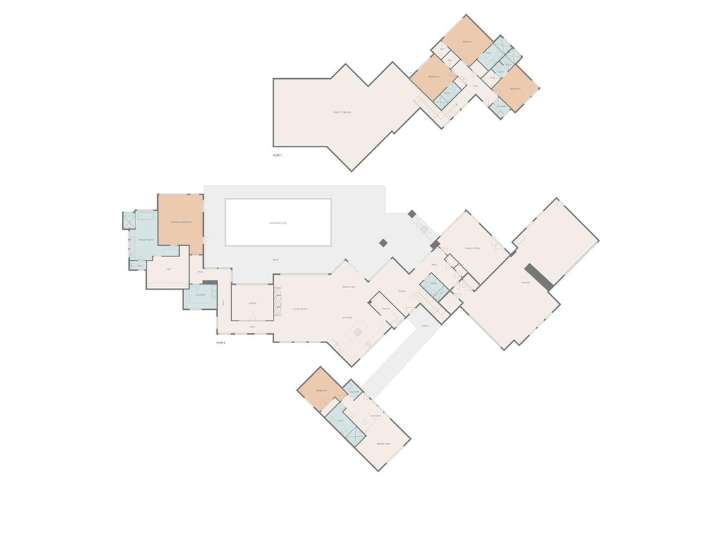 View of floor plan / room layout