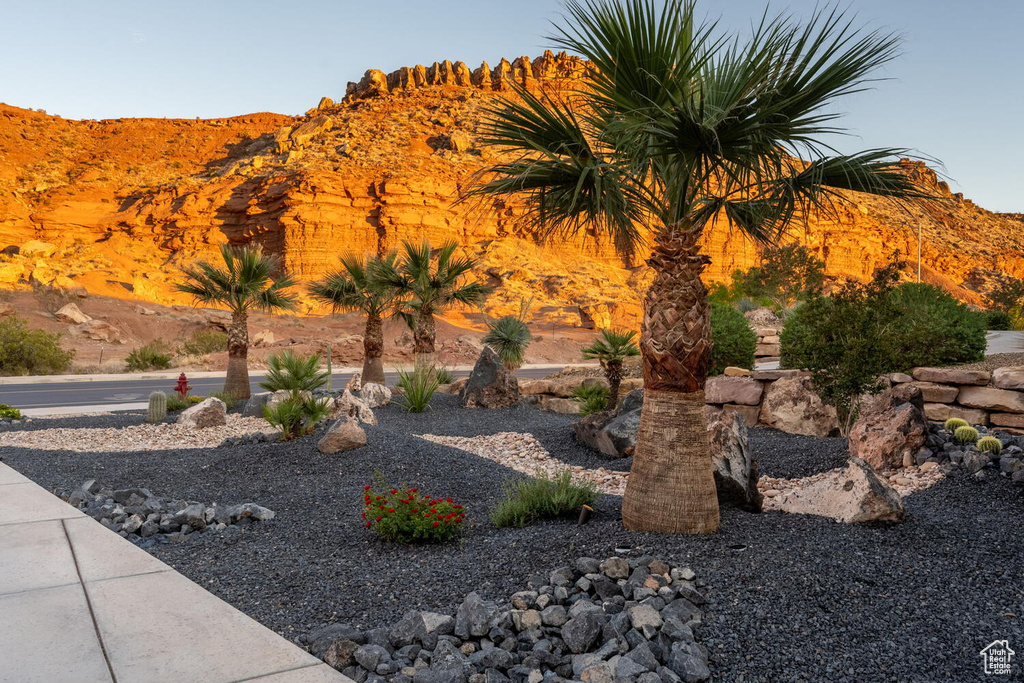 View of mountain backdrop