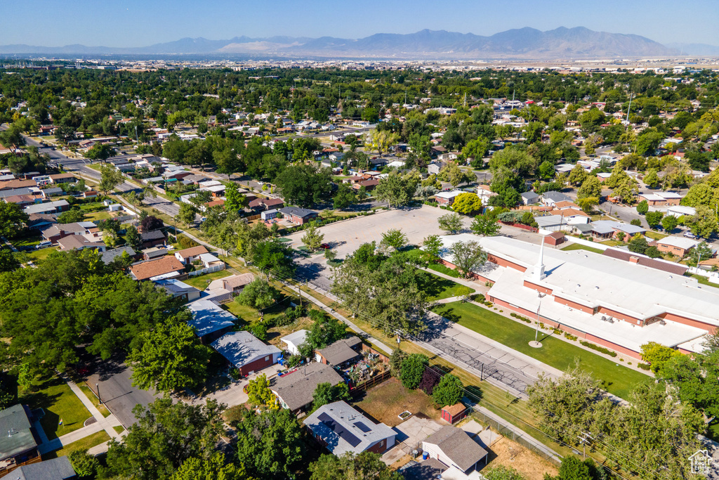 Aerial view of mountains