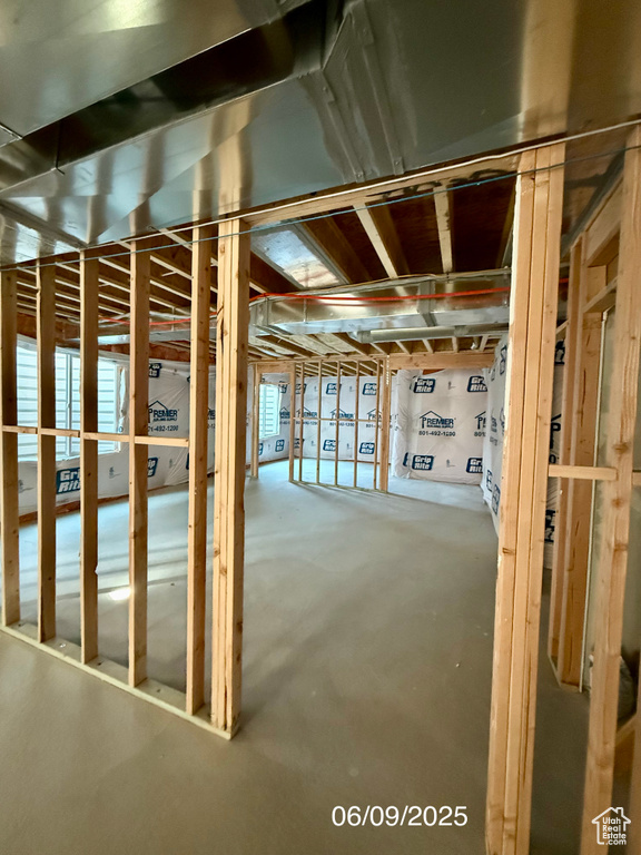 Misc room with concrete flooring