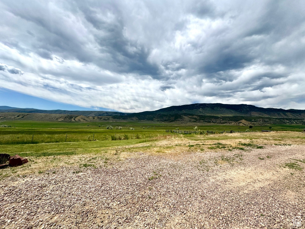 View of mountain backdrop