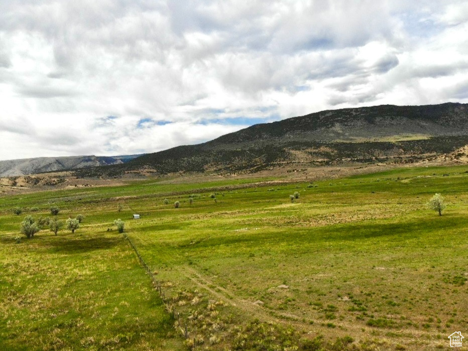 Mountain view featuring rural landscape