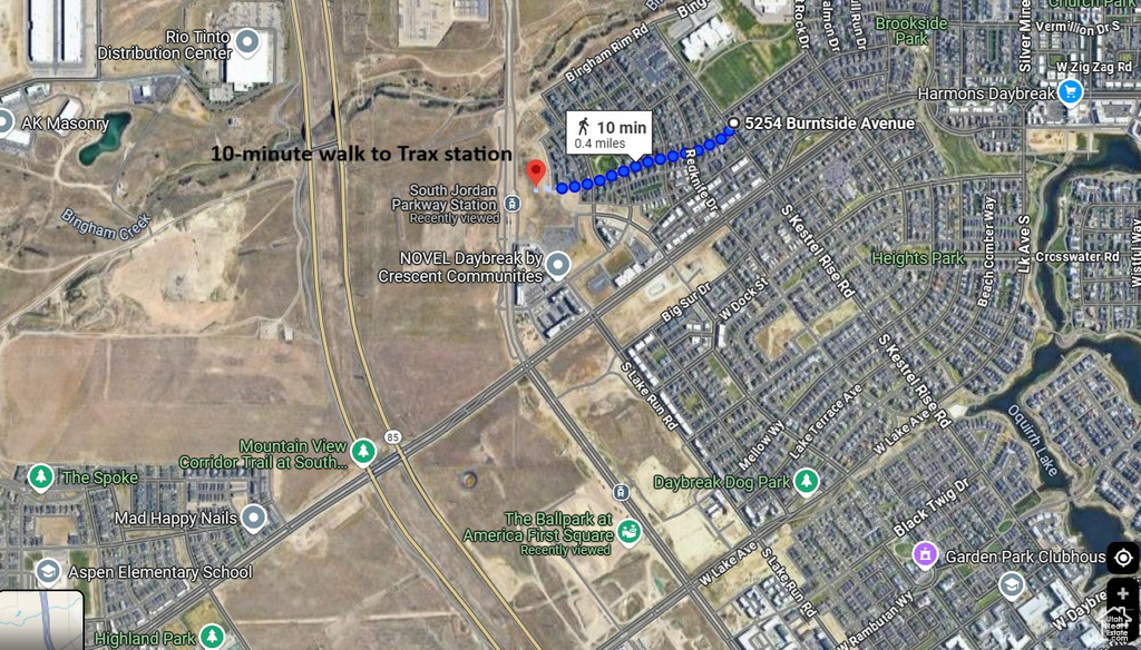 Map of property location