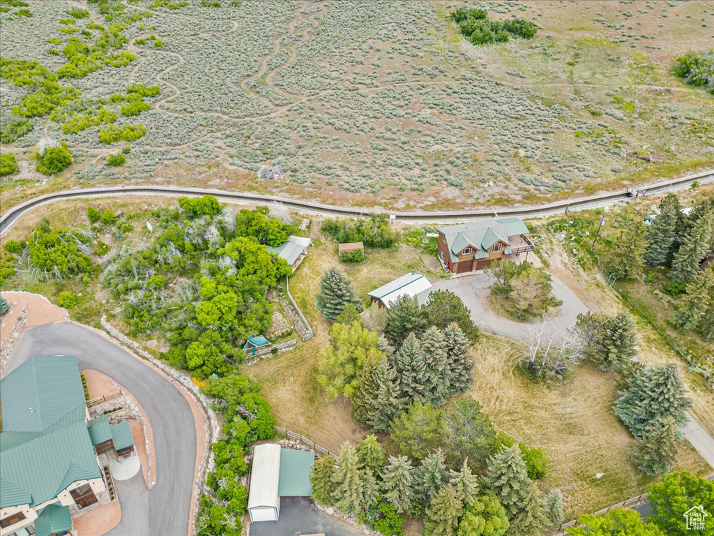 Aerial view of property and surrounding area