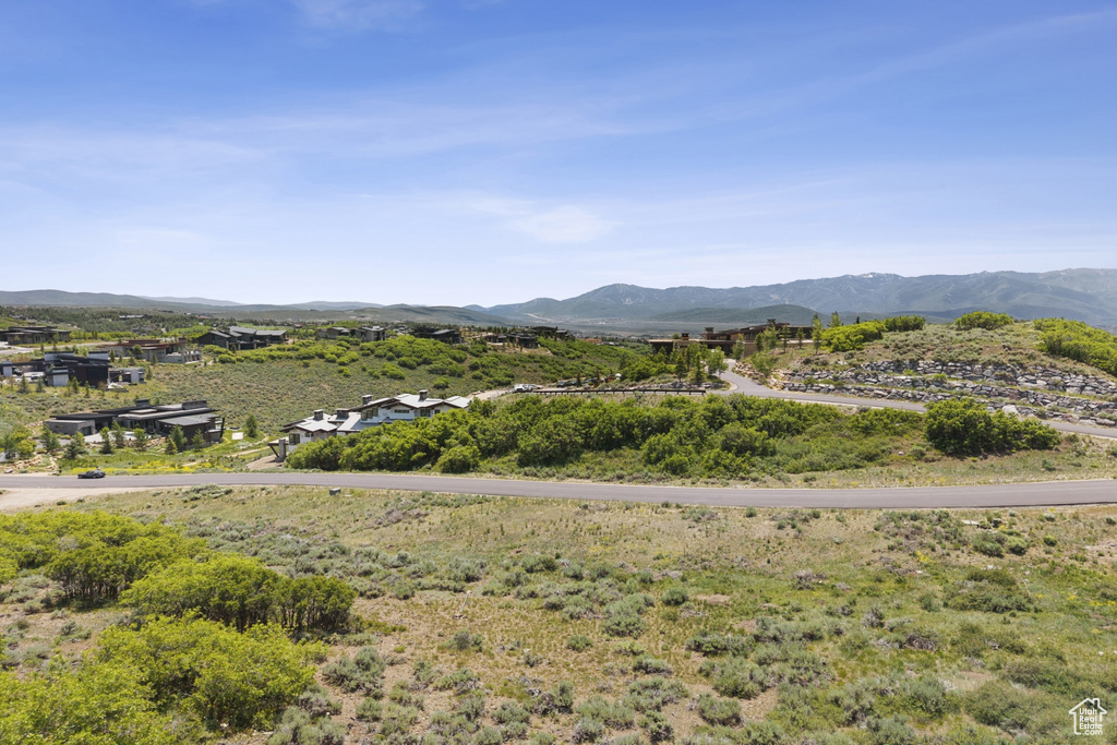 View of mountain background