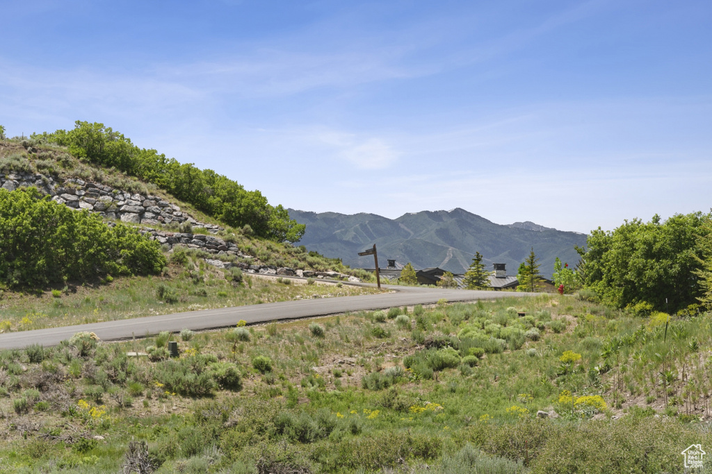 View of mountain backdrop