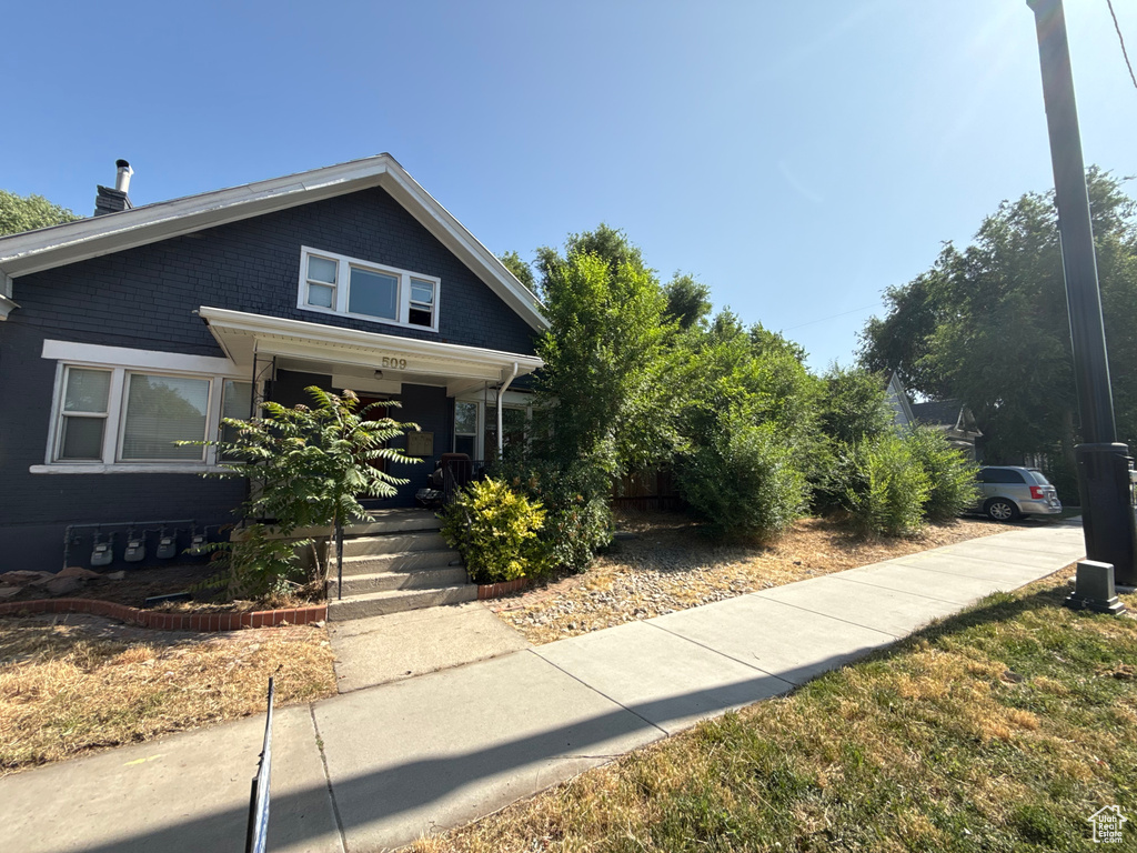 Bungalow with covered porch