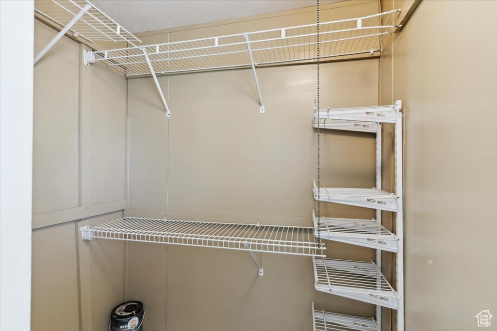 View of spacious closet