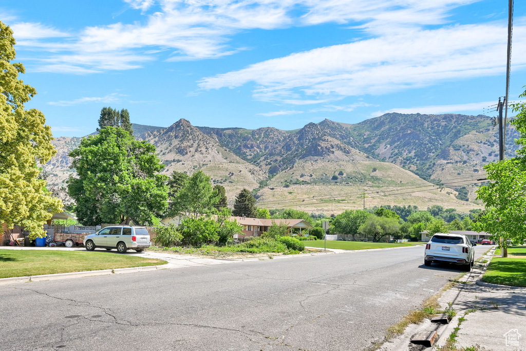 View of mountain backdrop