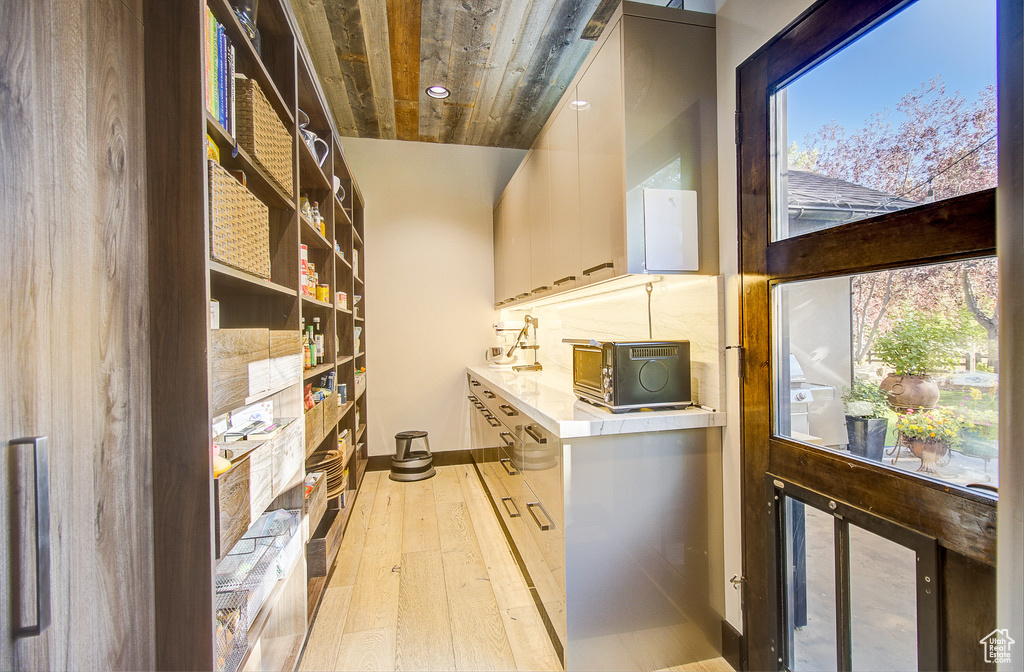 View of storage area