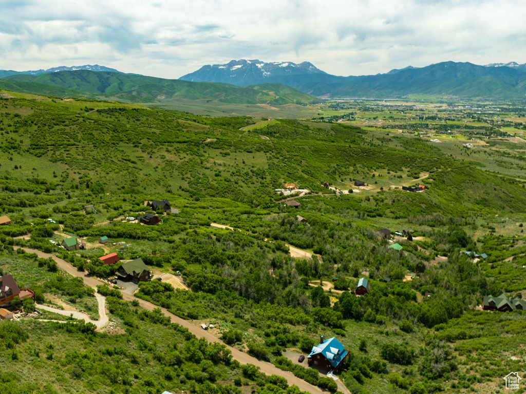 Drone / aerial view of mountains